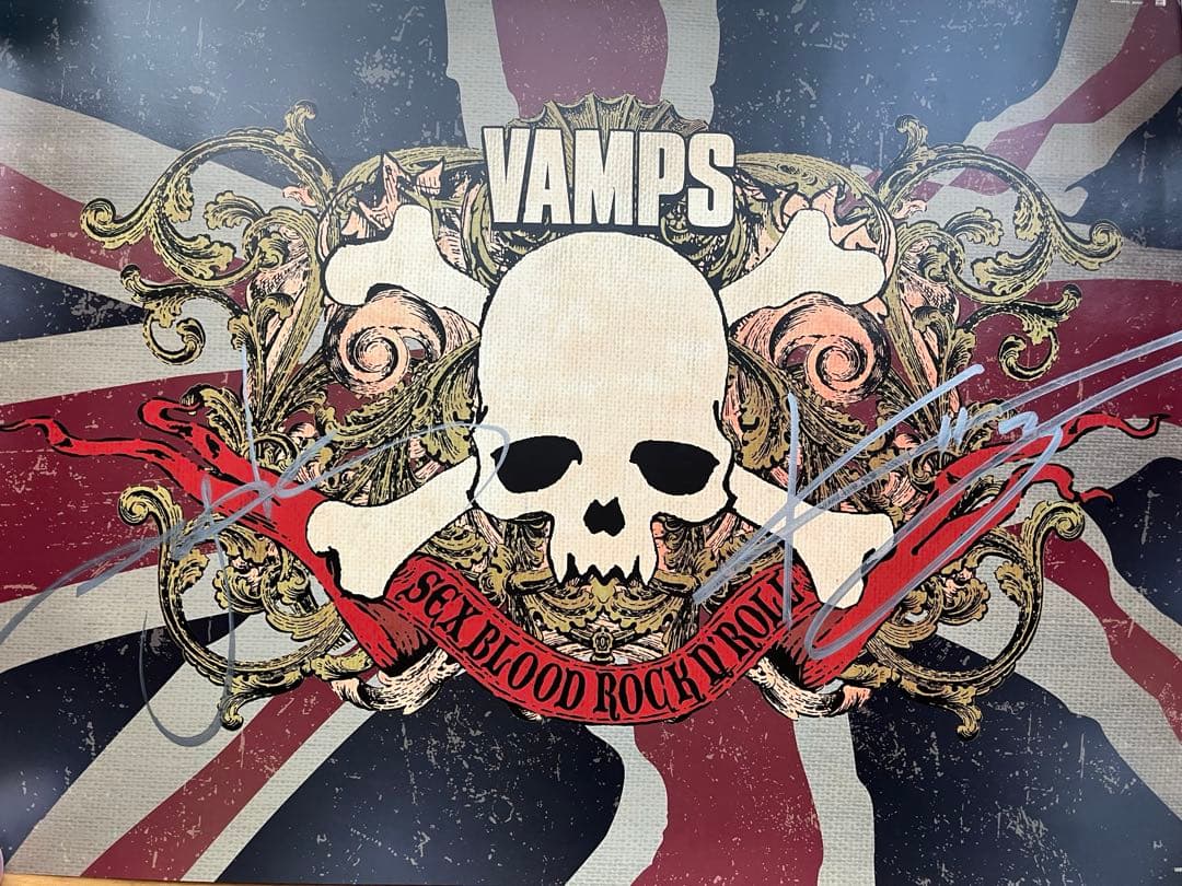 VAMPS HYDE、K.A.Z 直筆サインポスター