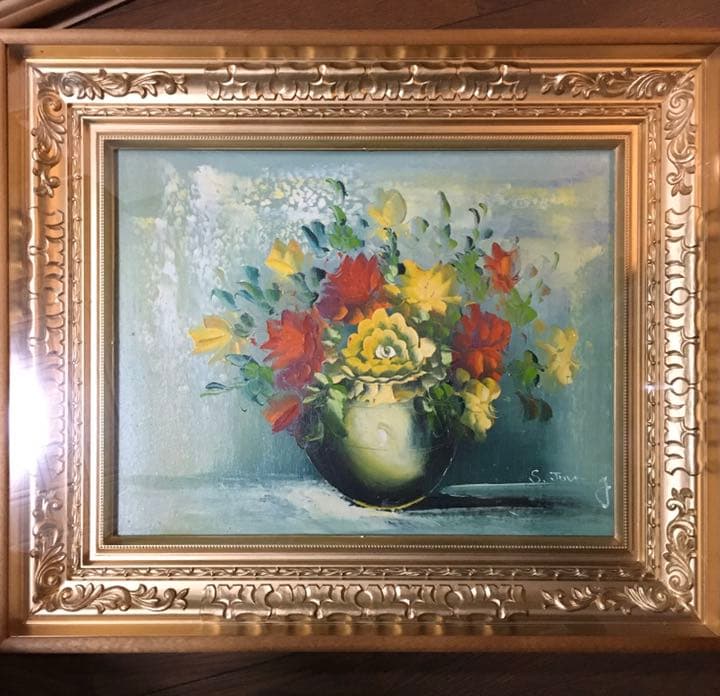 絵画 油彩  静物画