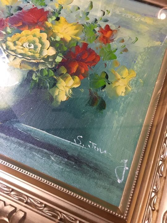 絵画 油彩  静物画