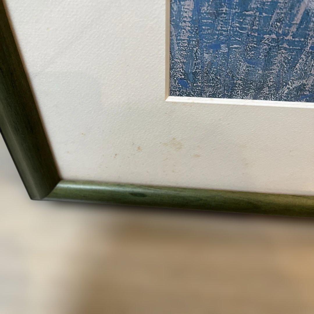 ANDRÉ BOURRIÉ 風景画 LES HERBES DU RIVAGE