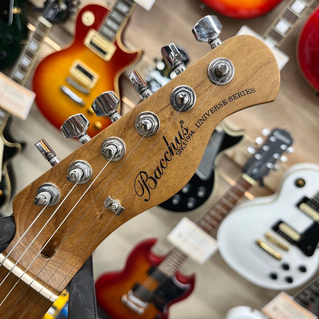 【10877】bacchus バッカス テレキャスタータイプ ピンク