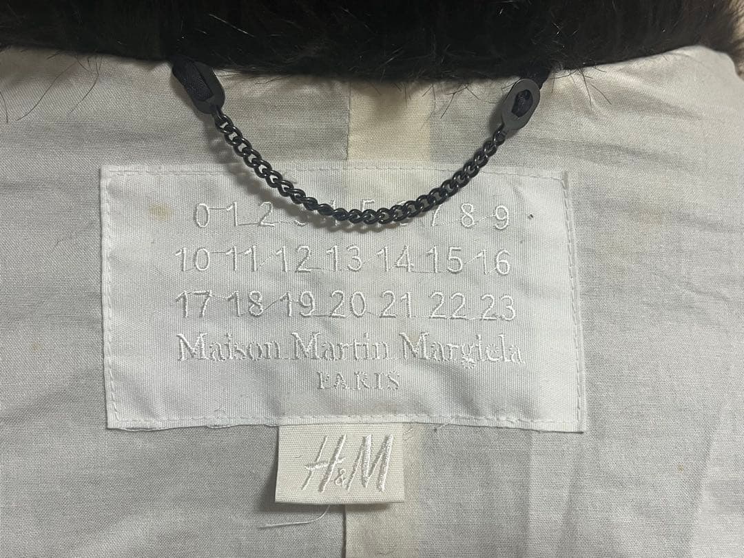  マルタンマルジェラ　ビーバーフェイクファーコート size XL