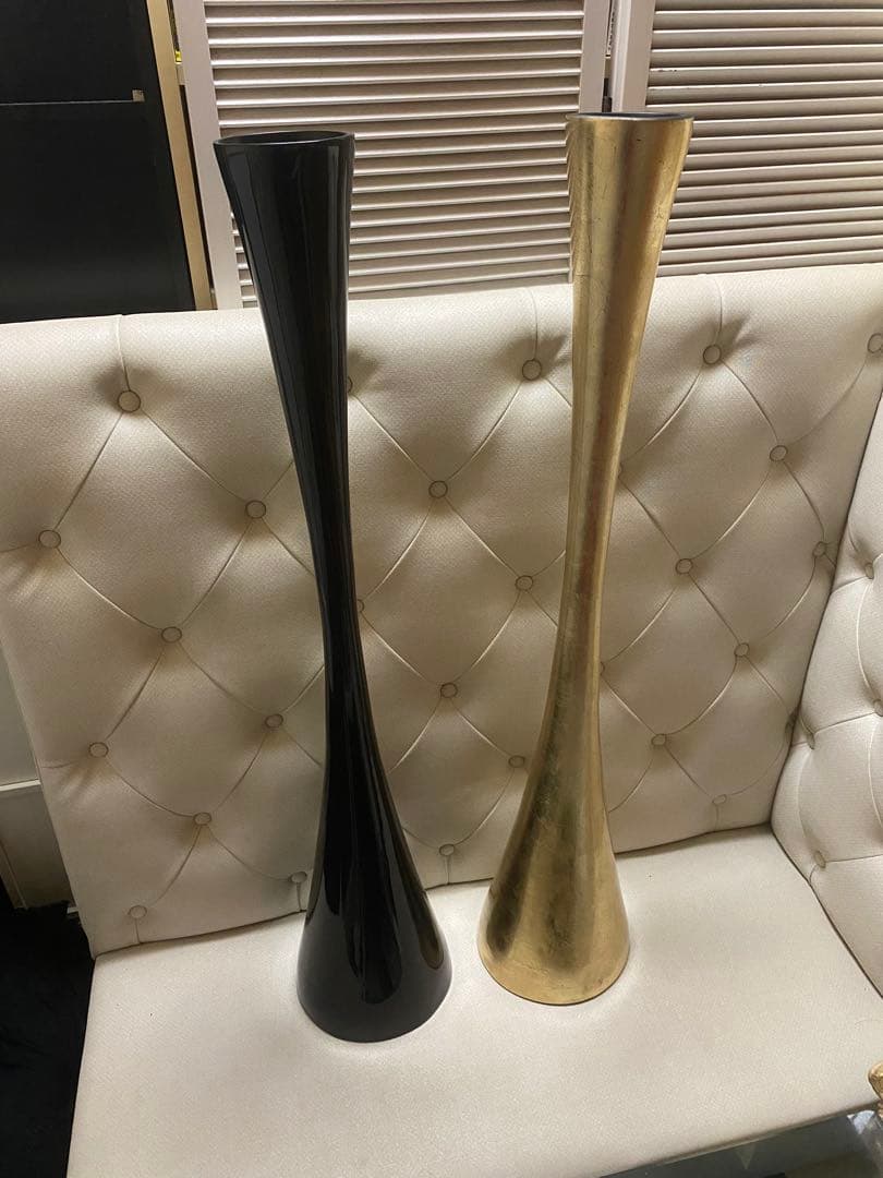 希少♦️高級 漆器フラワーベース♦️高１４０㎝♦️金♦️映えインテリア♦️金運♦️送料込