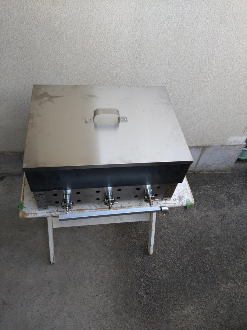 焼き芋機器　LPガスコンロ　さつまいも　鉄製釜　副業　屋台　イベント　学園文化祭