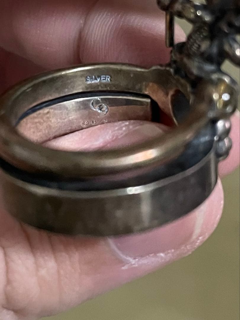 5*3様 ドラゴンボール 孫悟空 筋斗雲 指輪 silver シトリン vint