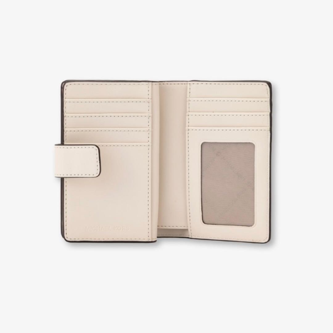 【未使用】MICHAEL KORS マイケルコース 二つ折り財布 アイボリー