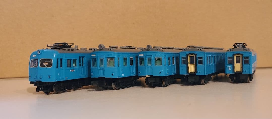 マイクロエース Nゲージ クモユニ81+クモハ60　スカイプルー大糸線５輛セット