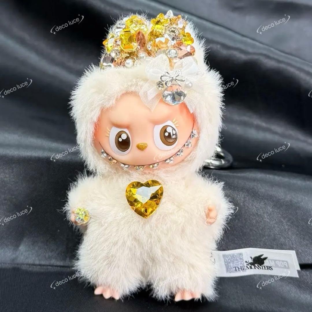 A PIN FOR LOVE A スワロフスキー　ラブブ　イニシャル　ミニラブブ