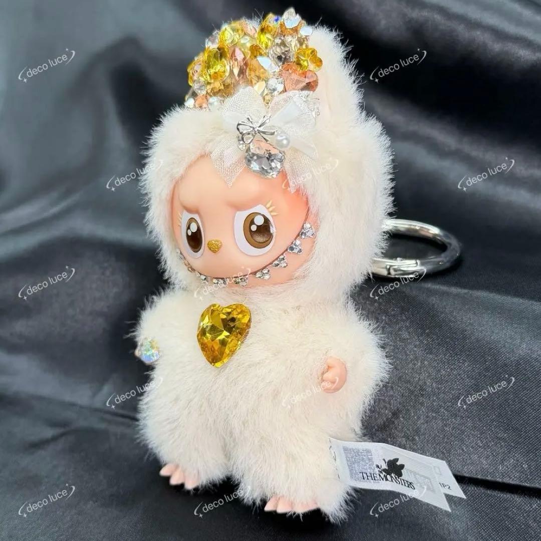 A PIN FOR LOVE A スワロフスキー　ラブブ　イニシャル　ミニラブブ