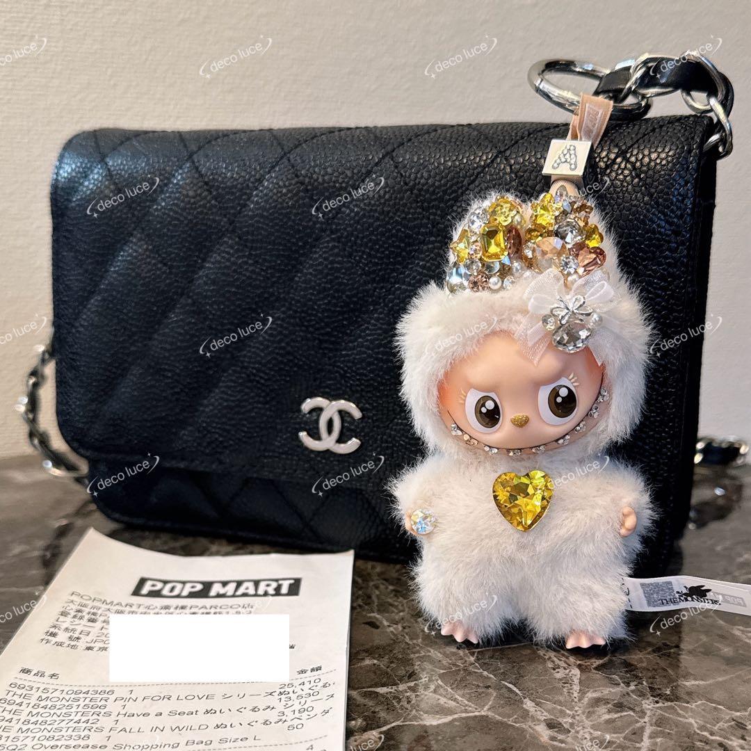 A PIN FOR LOVE A スワロフスキー　ラブブ　イニシャル　ミニラブブ