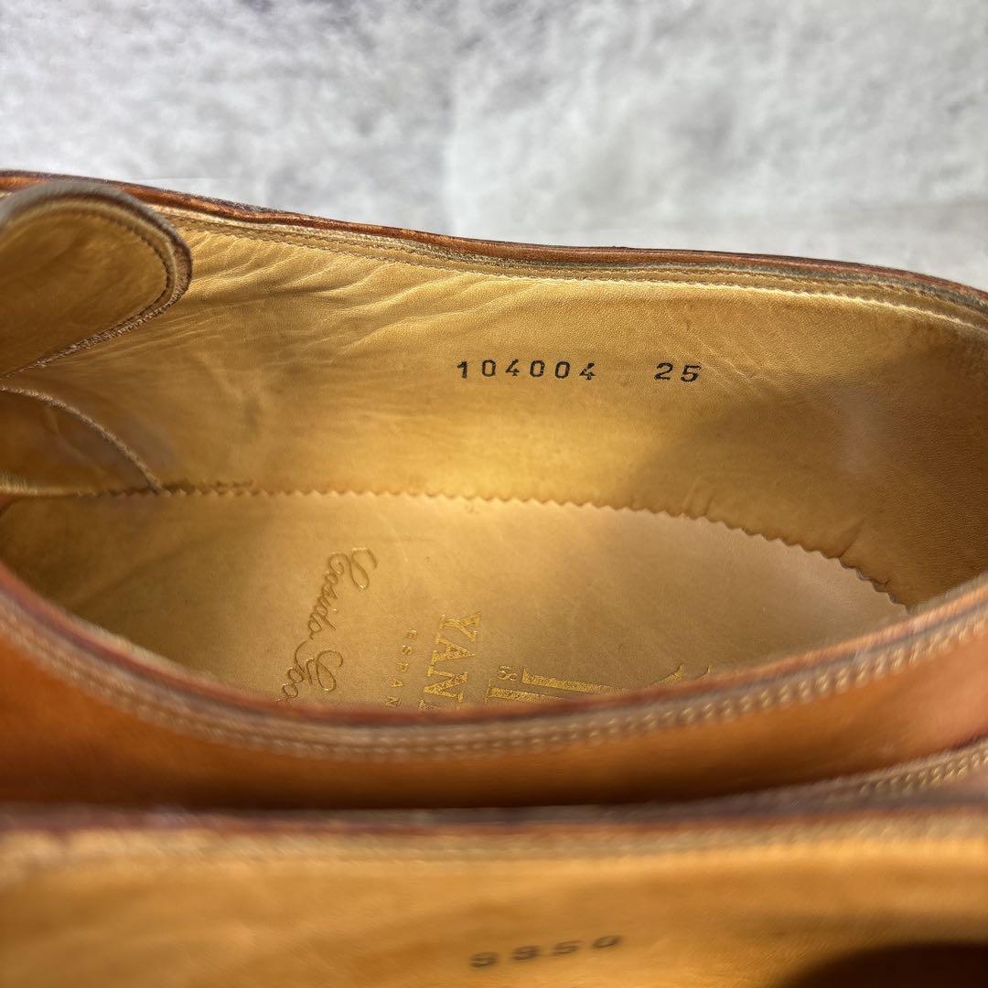 良品✨YANKO ヤンコ Uチップ 25 本革 ブラウン