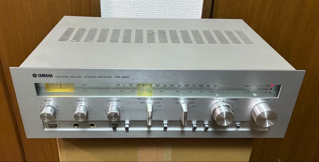 らん【知られざる名機・完動・美品】CR-420 YAMAHA レシーバー