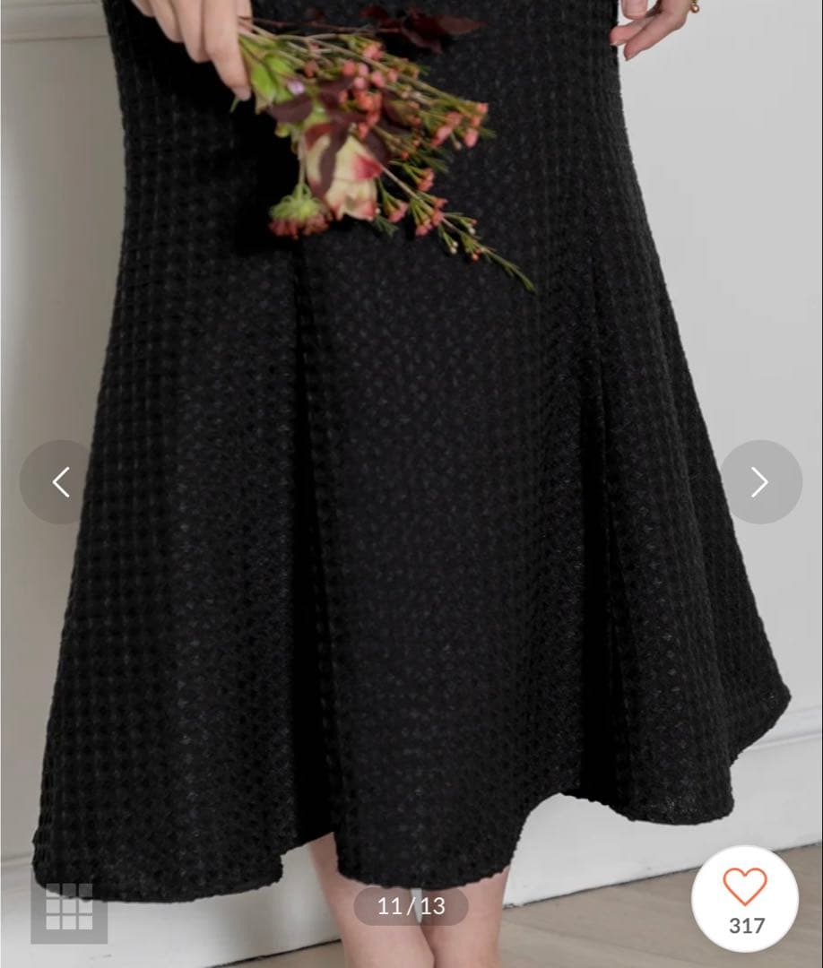 【LEJA】2WAYオフショルダーパフスリーブ マーメイドワンピースロングドレス