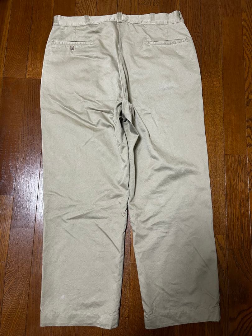 70s US ARMY チノパン W38 ベージュ
