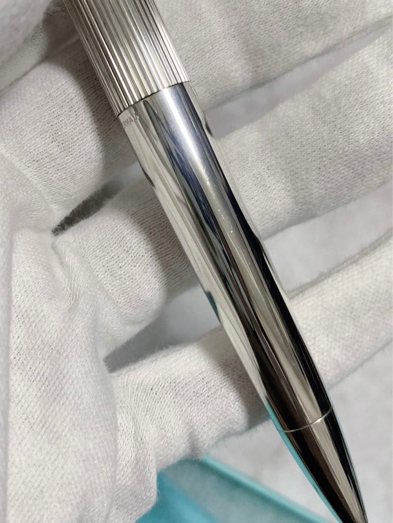 ティファニー ボールペン silver 925 太め 希少 ツイスト式