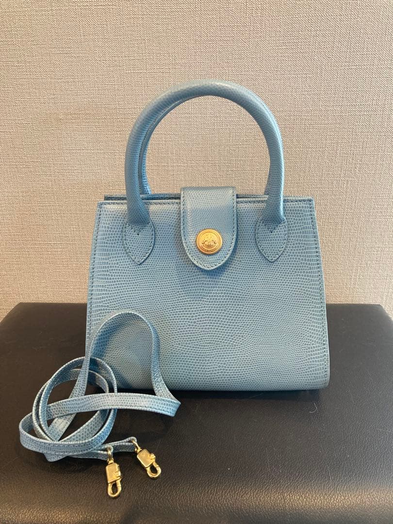 【レア】ディディエラマルト　ハンドバッグ　ショルダーバッグ　水色