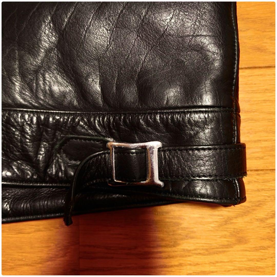 【本日17時迄限定超特価】 グッドロッキン ダイヤカットカウレザージャケット L