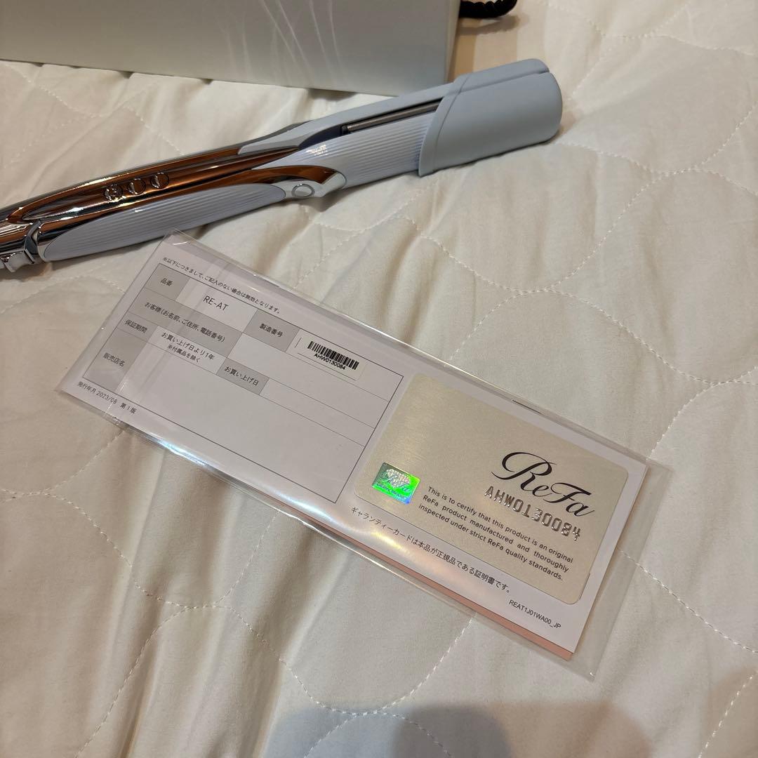 ReFa ストレートヘアアイロン ホワイト/シルバー