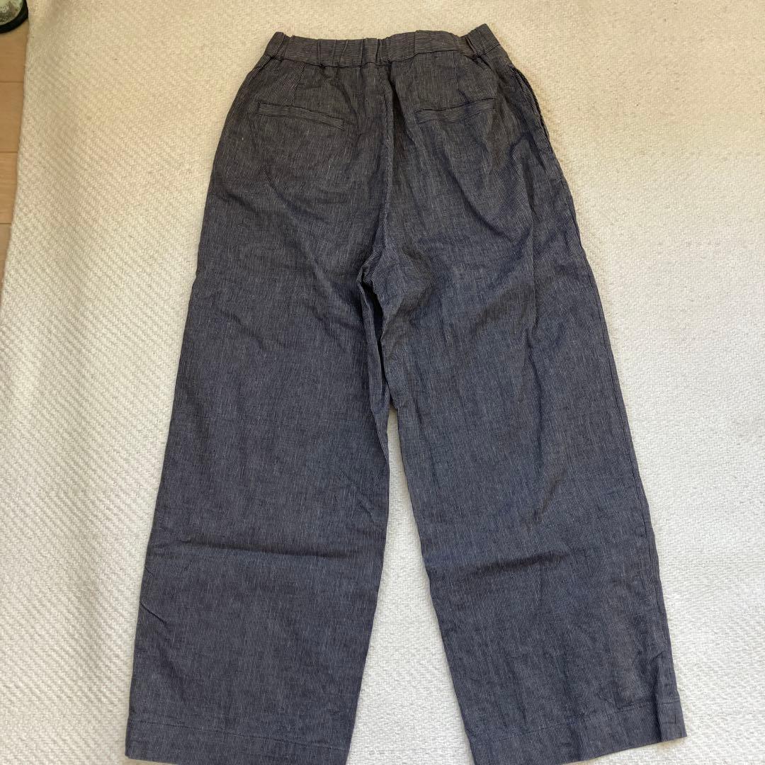 ストライプ ワイドパンツ　45R