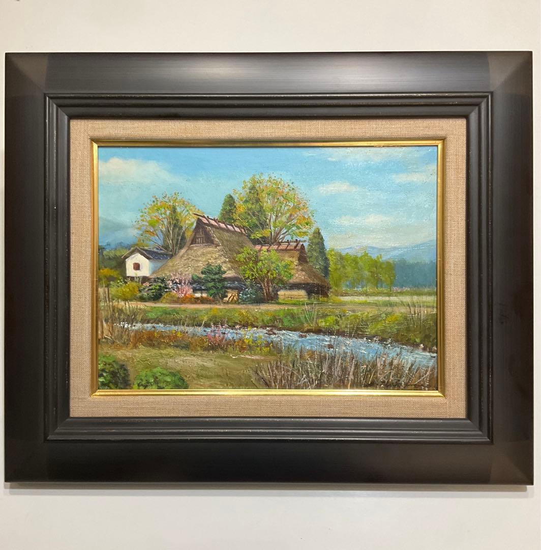 絵画・額縁・油絵・萩原 淳・丹波路・風景画・美術品・インテリア・雑貨