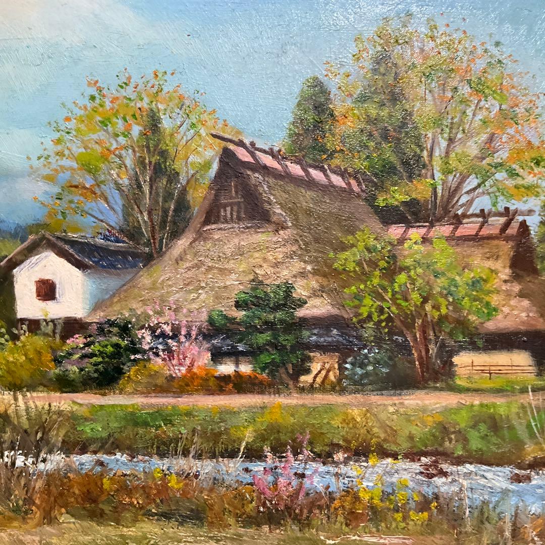 絵画・額縁・油絵・萩原 淳・丹波路・風景画・美術品・インテリア・雑貨