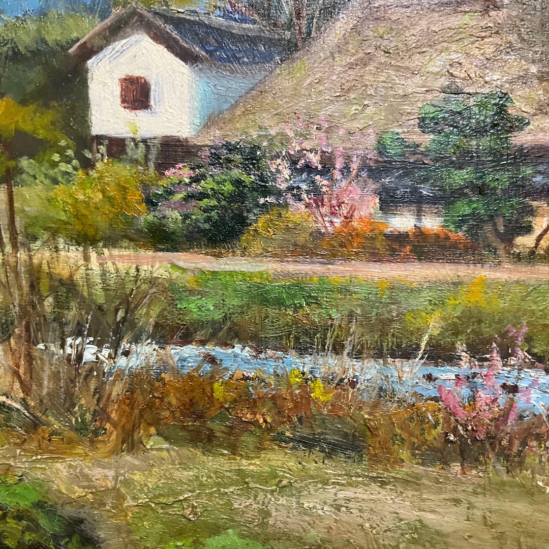 絵画・額縁・油絵・萩原 淳・丹波路・風景画・美術品・インテリア・雑貨