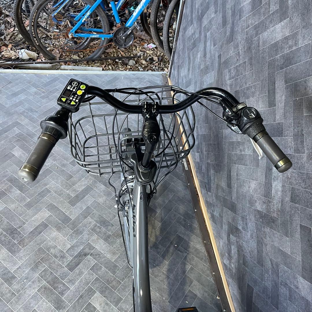 送料無料条件付Bikke電動アシスト自転車 ブラック 小径タイヤ