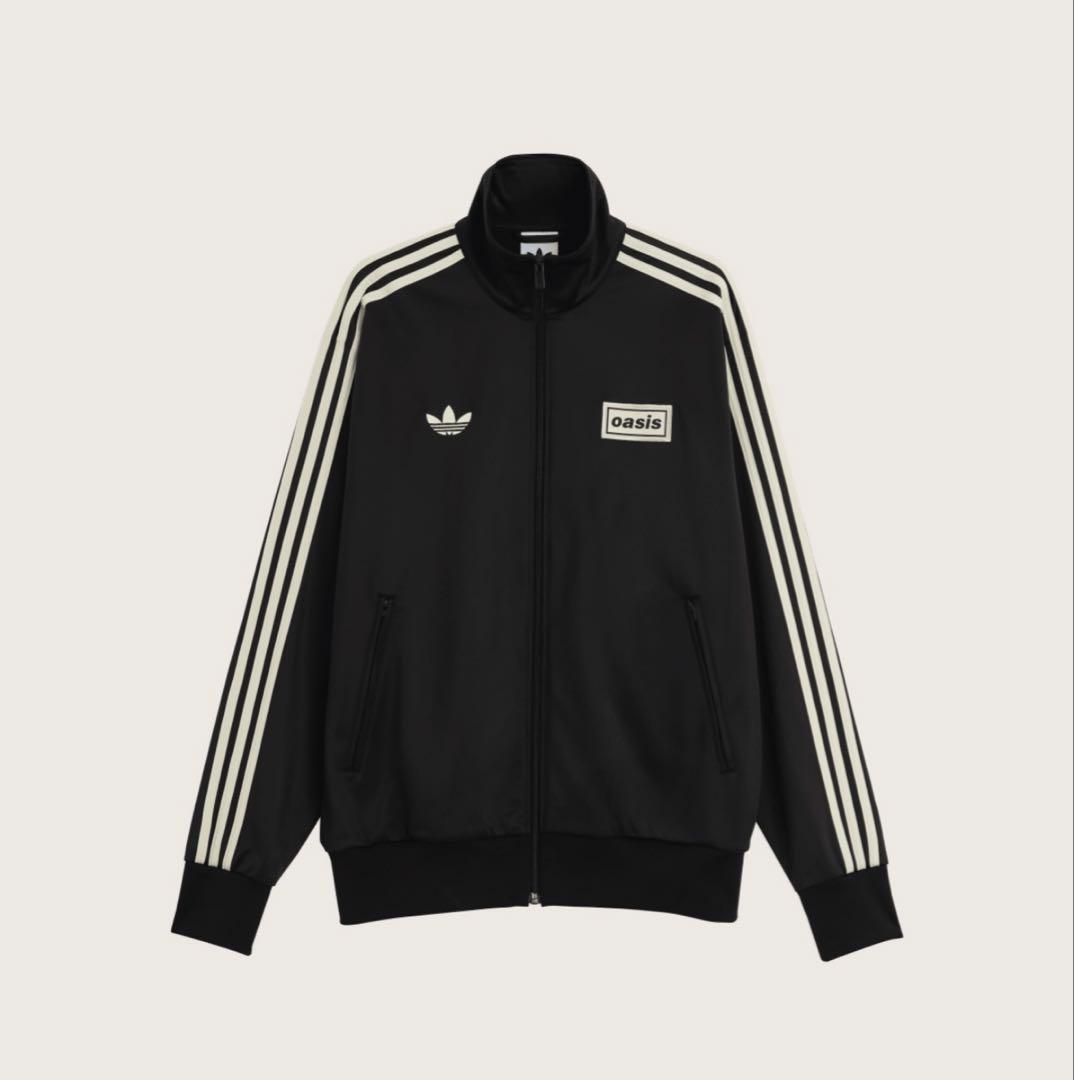 adidas oasis ブラックジャージ 新品　size L