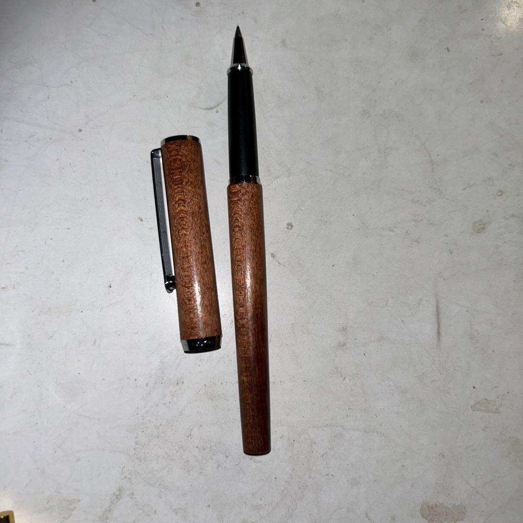 【未使用】天然木材使用PILOT万年筆、ボールペン、シャープペンシルセット