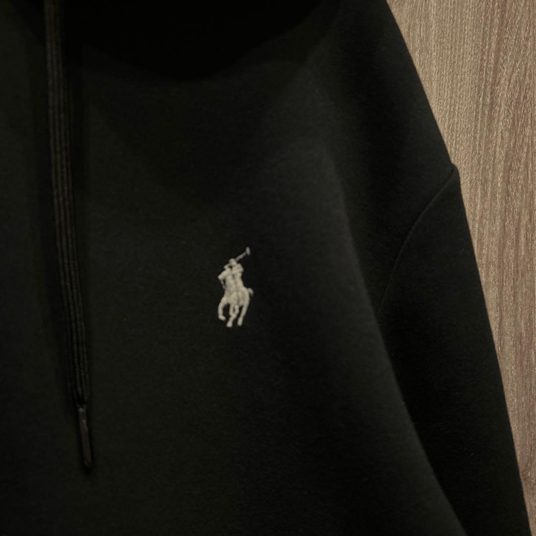 【美品】Polo Ralph Lauren 刺繍ロゴ フルジップパーカー 古着M