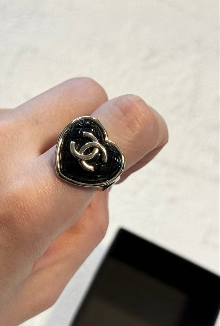 CHANEL リング　ハート