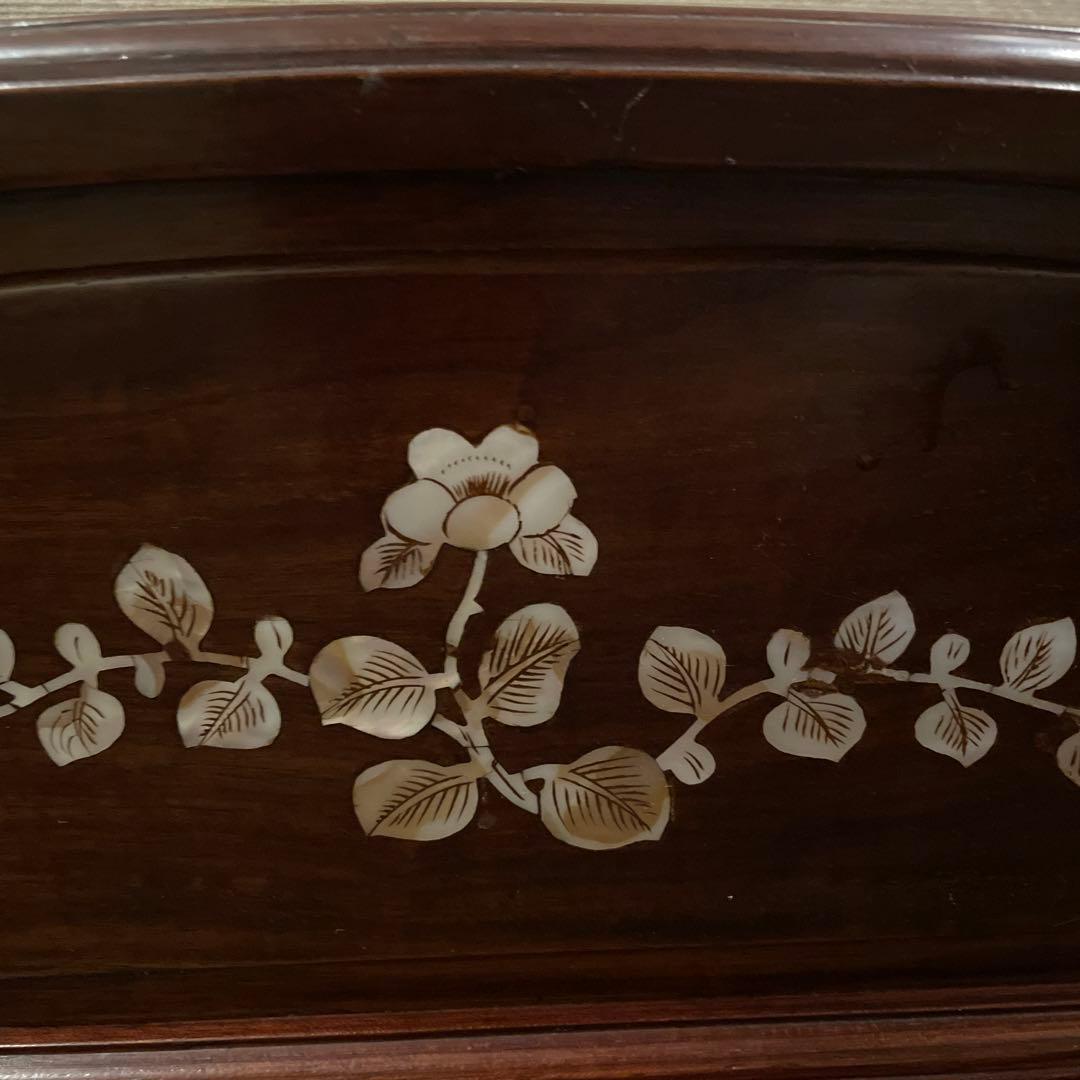 刀掛け　刀台　武具　螺鈿　3本掛け