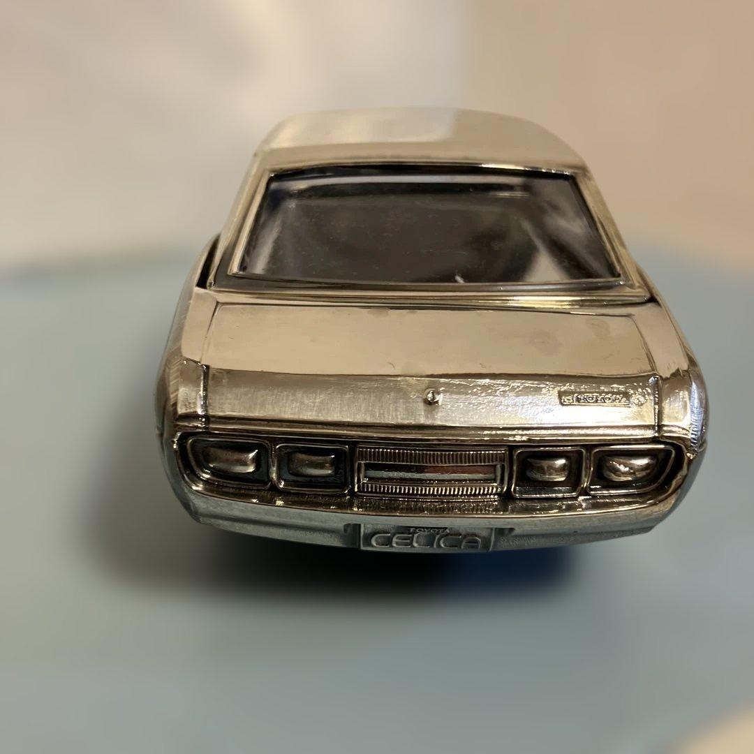 当時ものトヨタセリカ　金属製メタルシガレットケース　シルバー非売品