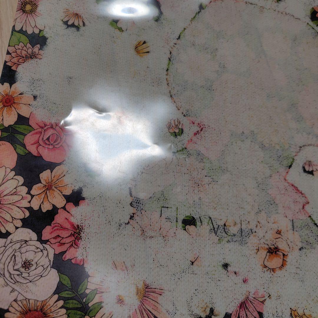 flower wall クリアポスター