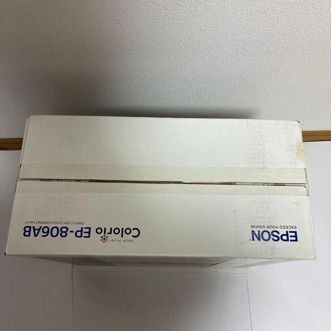 未使用　エプソン インクジェット複合機 Colorio EP-806AB 黒