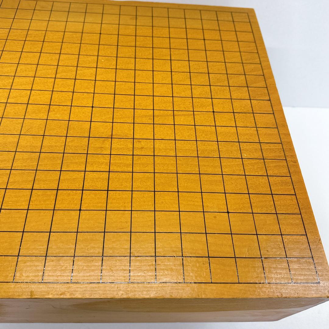 【美品】囲碁盤 脚つき　木製囲碁盤セット　白石・黒石付き