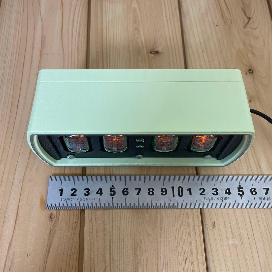 ニキシー管時計 NIXIE CLOCK 4桁 IN-12使用 グリーン
