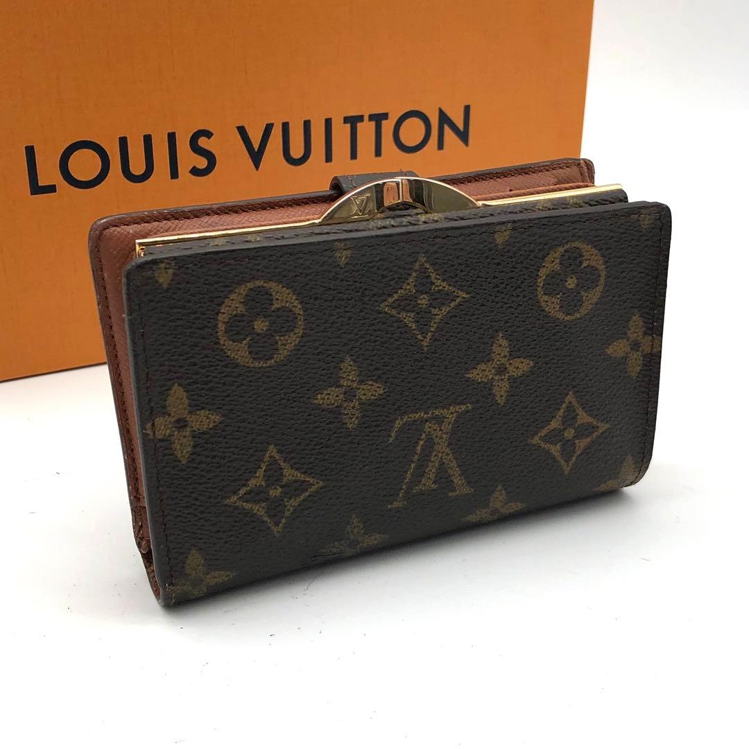 ルイヴィトン モノグラム ポルトフォイユ ヴィエノワ がま口 コンパクト財布