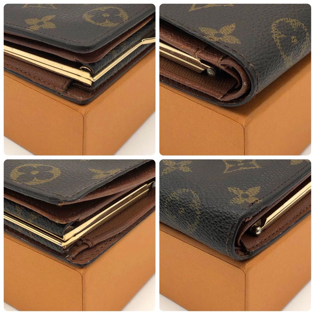 ルイヴィトン モノグラム ポルトフォイユ ヴィエノワ がま口 コンパクト財布