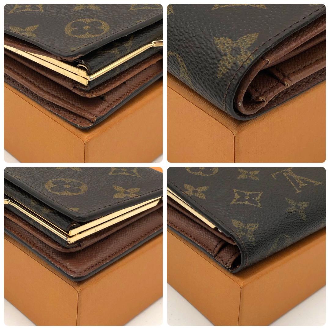 ルイヴィトン モノグラム ポルトフォイユ ヴィエノワ がま口 コンパクト財布