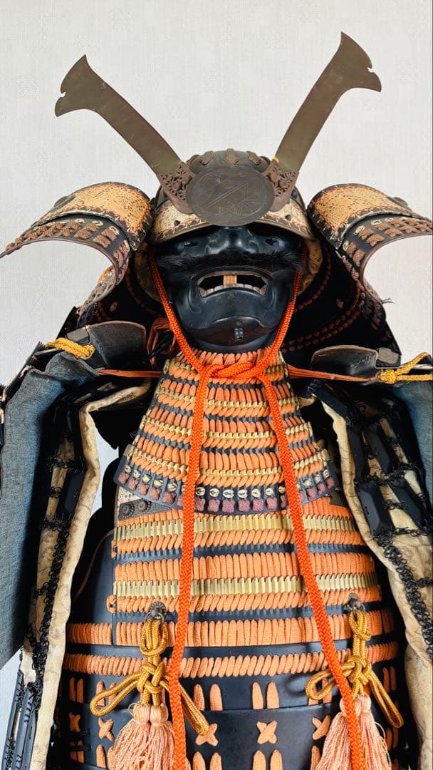 残り1点。着用可能　等身大　鎧　兜　甲冑　鎧立て付き