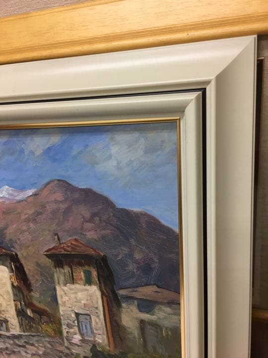 絵画肉筆画油絵 画家イタリア  ホーリニー作品直筆オリジナル厚塗り絵画