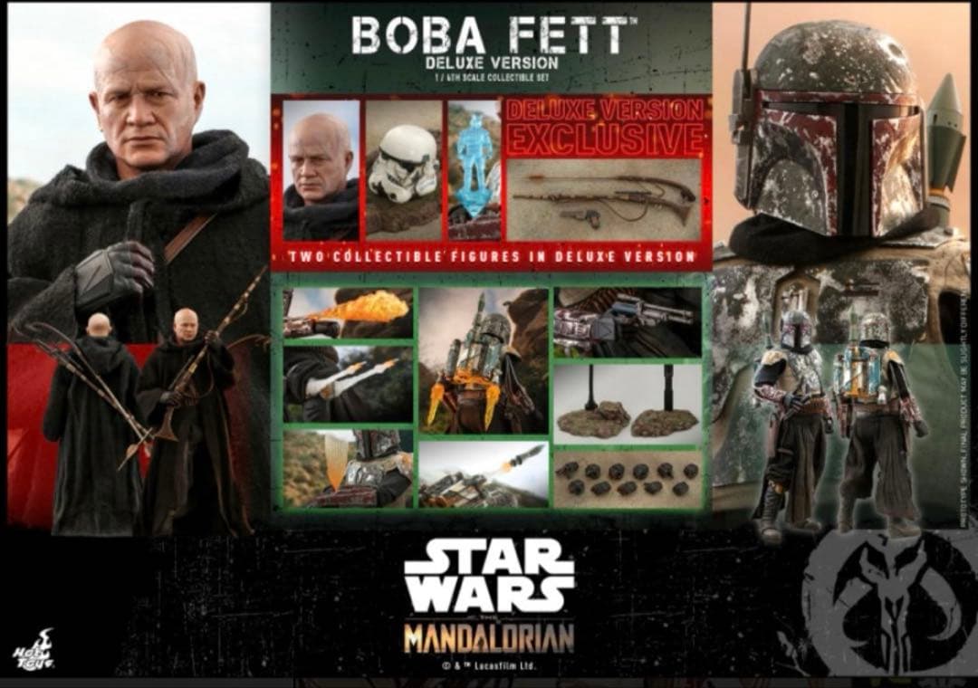 新品ホットトイズマンダロリアン 1/6 ボバ　デラックス版 TMS034