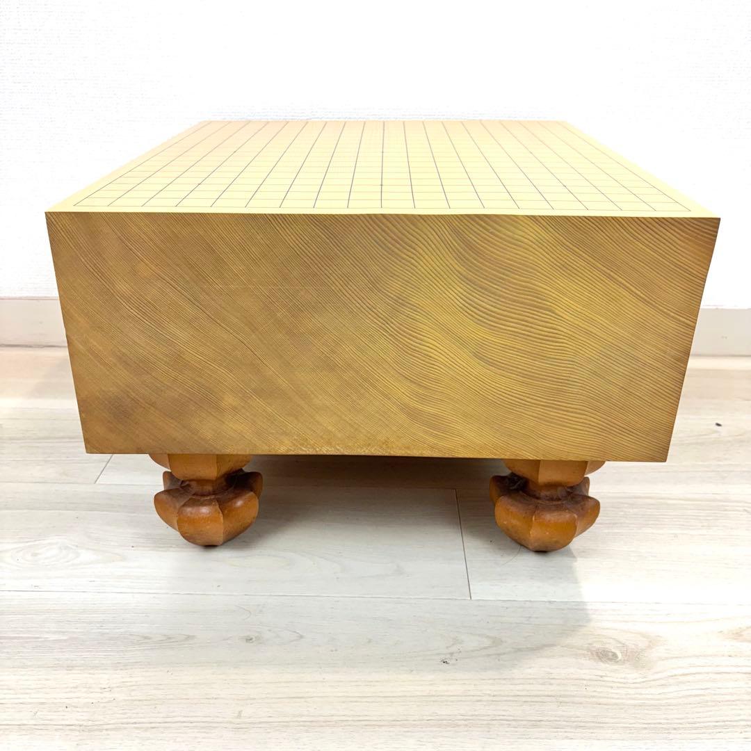 【美品】新榧　天地柾　碁盤蛤碁石号　碁笥セット 高級品　桐箱　碁盤へそ