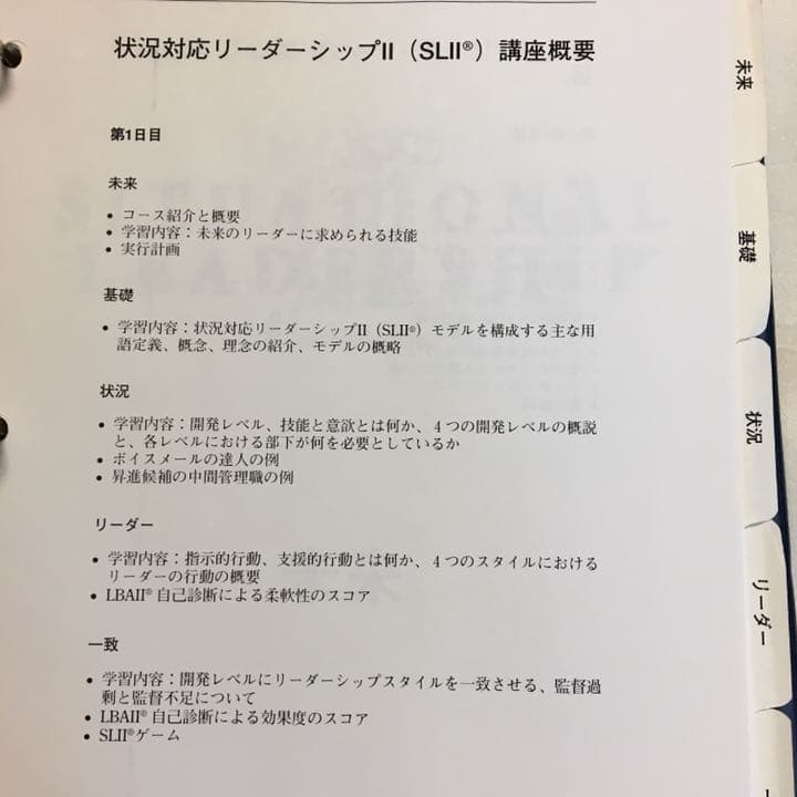 状況対応型リーダーシップ2 シチュエーショナルリーダーシップII
