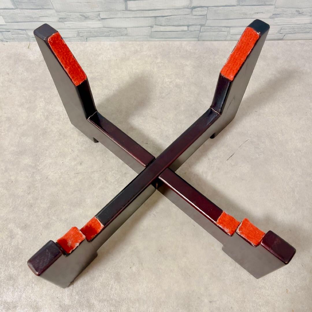 諏訪工芸 締太鼓 30cm 木製座り台座 バチ付 和太鼓 和楽器 打楽器 祭り