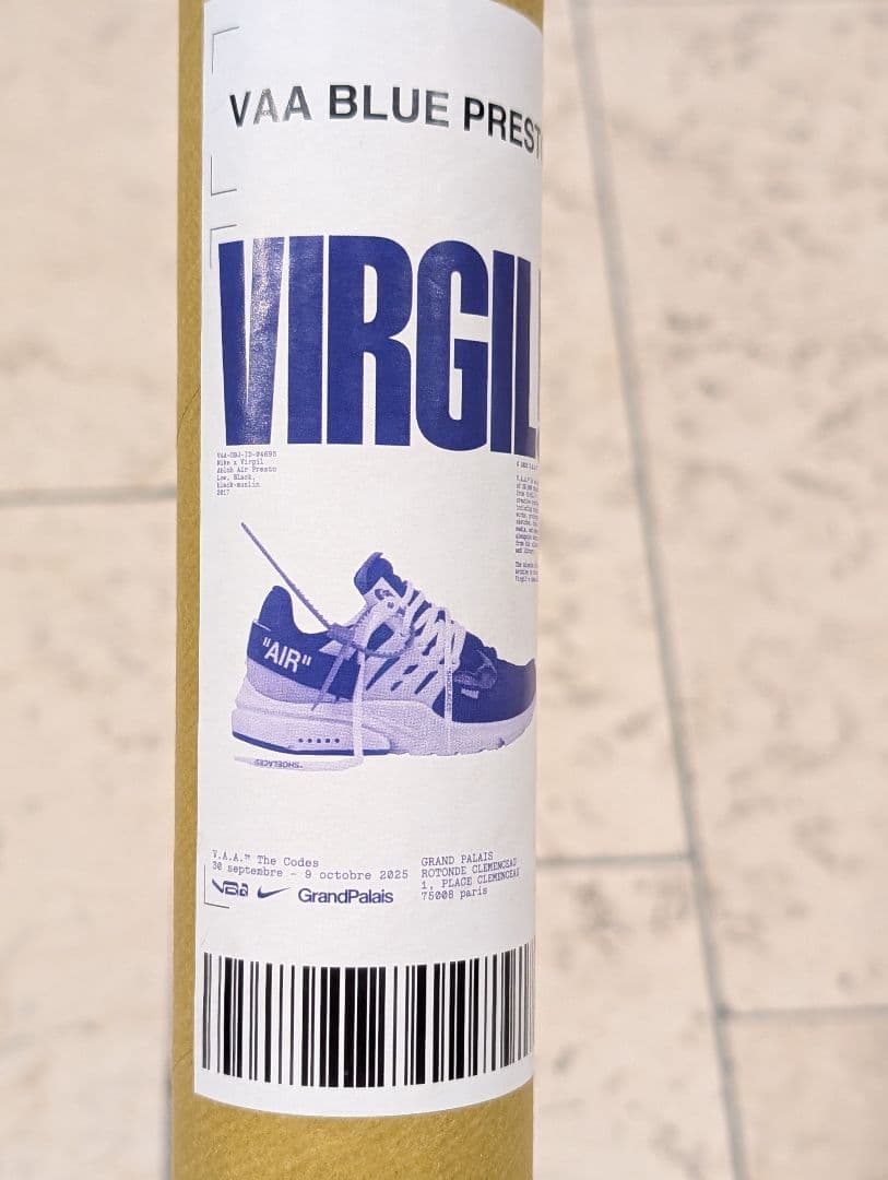 限定 Virgil Abloh 巨大ポスター AIR PRESTO