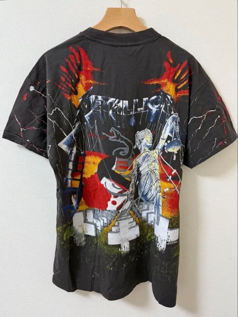 【美品】 90's llica メタリカ L BROCKUM Tシャツ