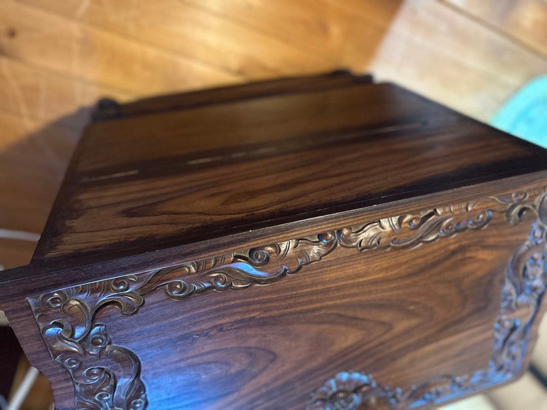 黒檀チェスト3段