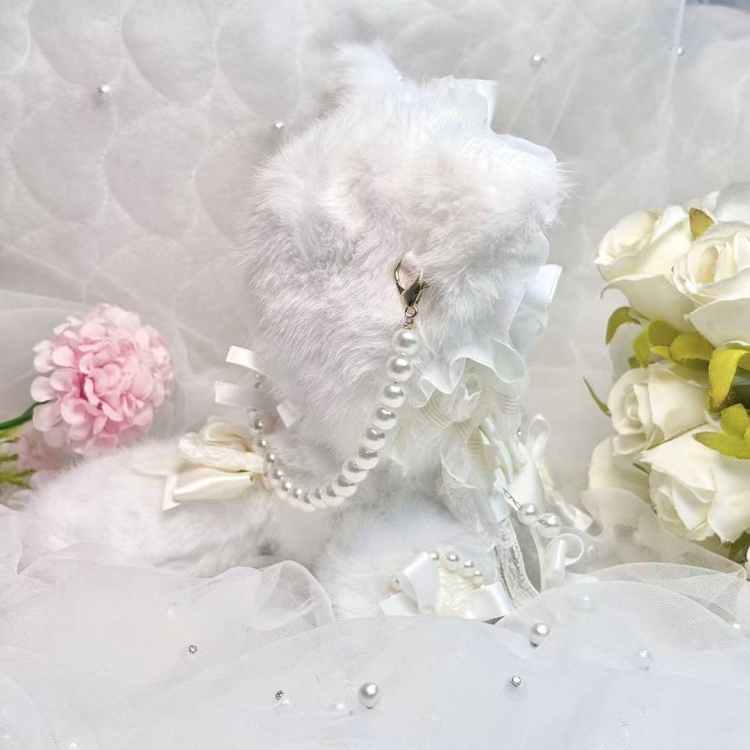 【ひ♡ 】 おすわりホワイト天使#33&おすわり黒白猫#54 2点セット